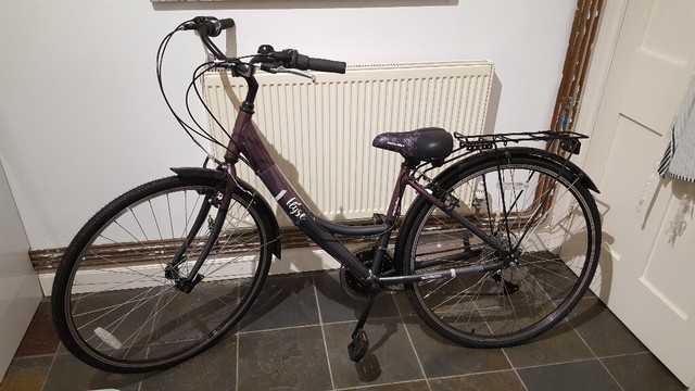 apollo elyse womens hybrid bike